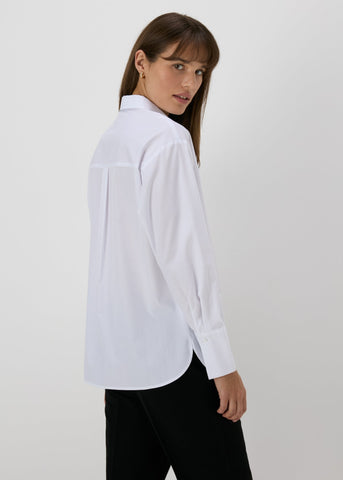 Et Vous White Poplin Shirt  F348174