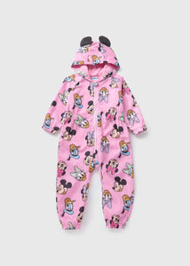 Disney Kids Pink Minnie Mouse Puddle Suit (1-7yrs)  C294493