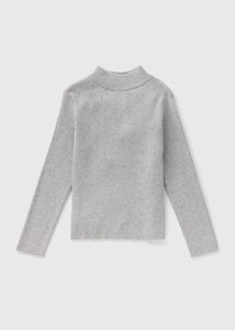 Girls Grey Roll Neck Jumper (7-15yrs)  G324825