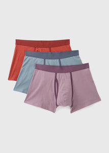 3 Pack Multicolour Keyhole Boxers  M212904