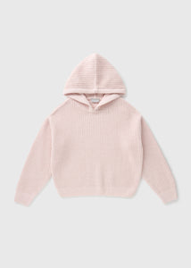 Girls Pink Knit Hoodie (7-15yrs)  G324858