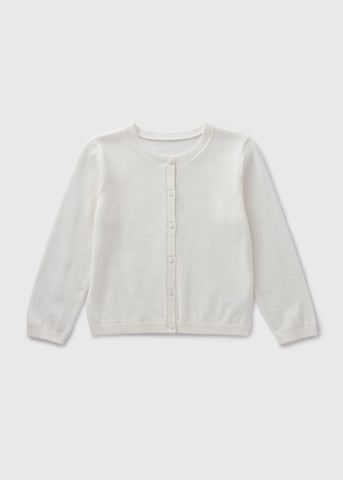 Girls Cream Lightweight Cardigan (1-7yrs)  C251599