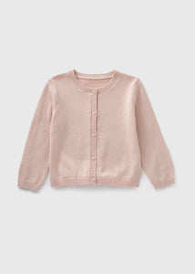 Girls Pink Lightweight Cardigan (1-7yrs)  C251601