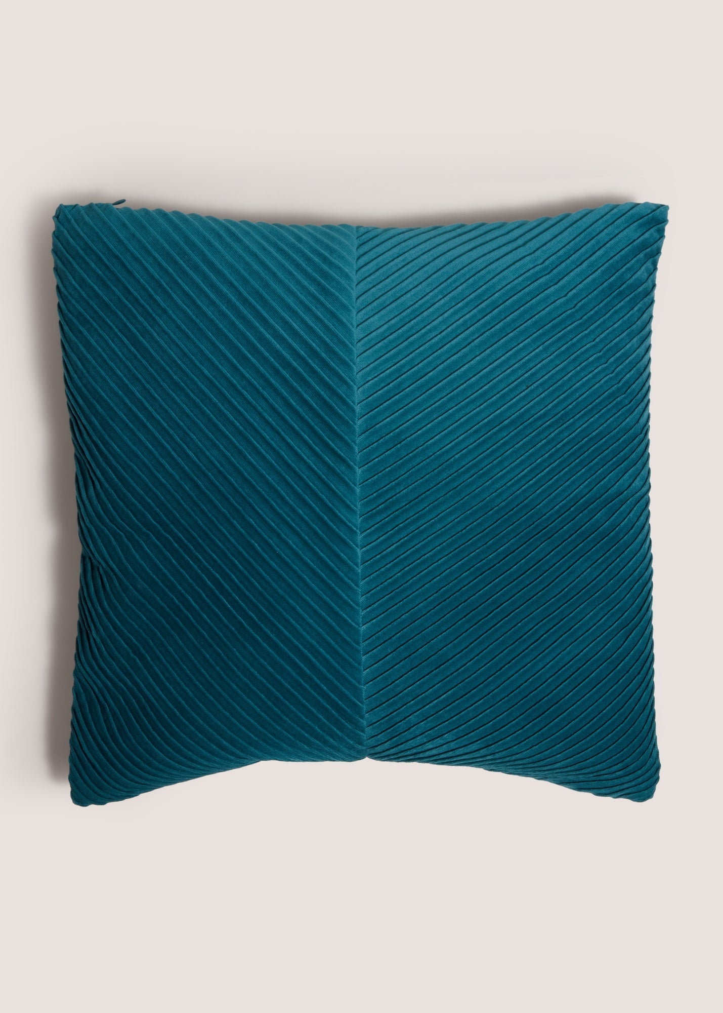 PLEATED VELVET TEAL M494139