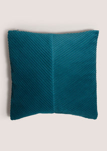PLEATED VELVET TEAL M494139