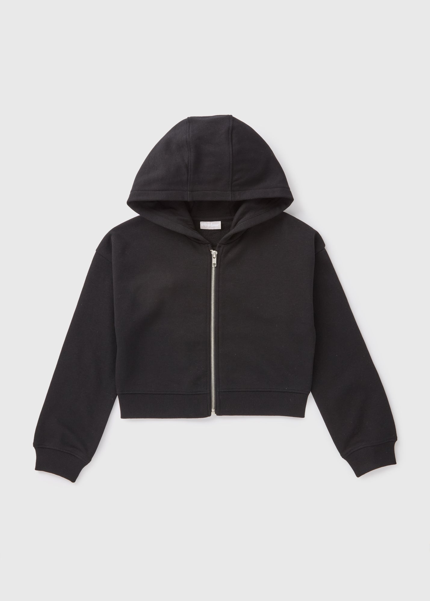 Girls Black Zip Up Hoodie (7-15yrs)  G324866