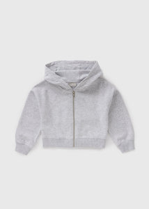 Girls Grey Zip Through Hoodie (7-15yrs)  G324868