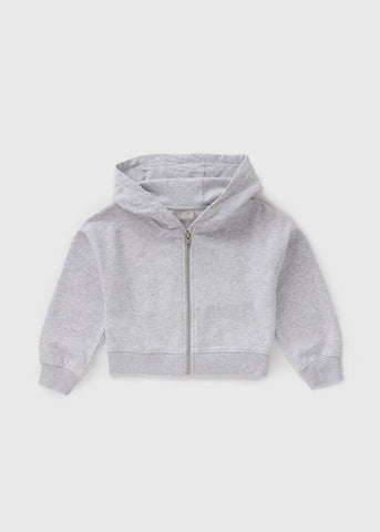 Girls Grey Zip Through Hoodie (7-15yrs) G324868