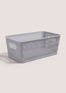 Grey Medium Plastic Storage (29cmx17cmx12 cm) M814885