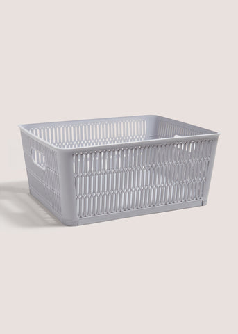Grey Large Plastic Storage (29cmx23cmx12cm) M814887