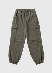 Girls Khaki Parachute Trousers (7-15yrs)  G403036