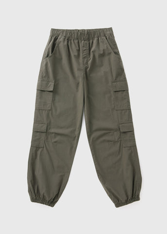 Girls Khaki Parachute Trousers (7-15yrs)  G403035