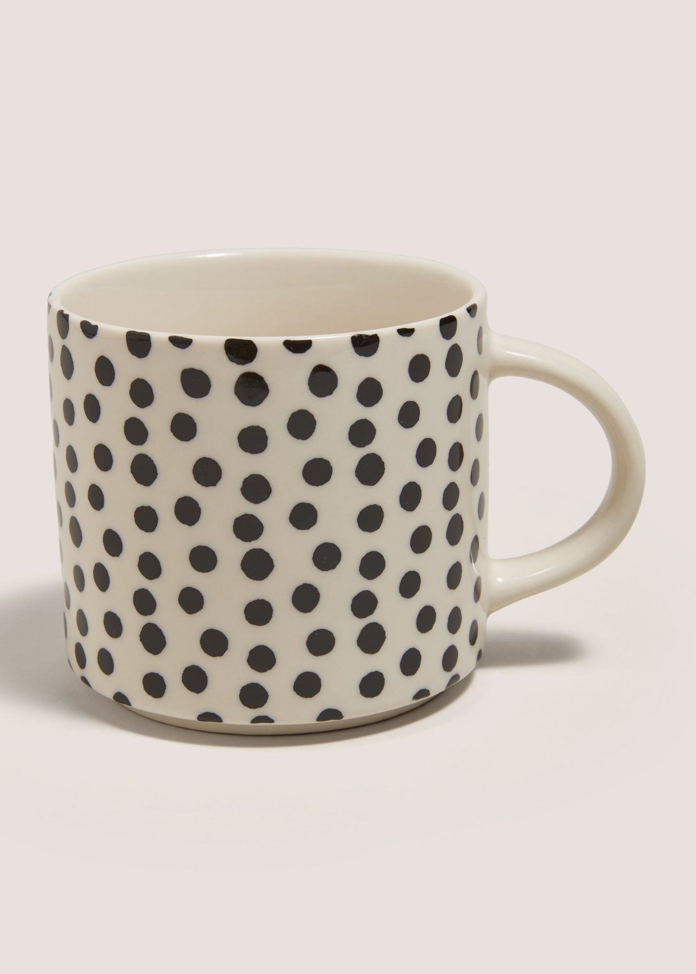 Monochrome Spot Mug (12.3x9x8.3cm) Cream M485168