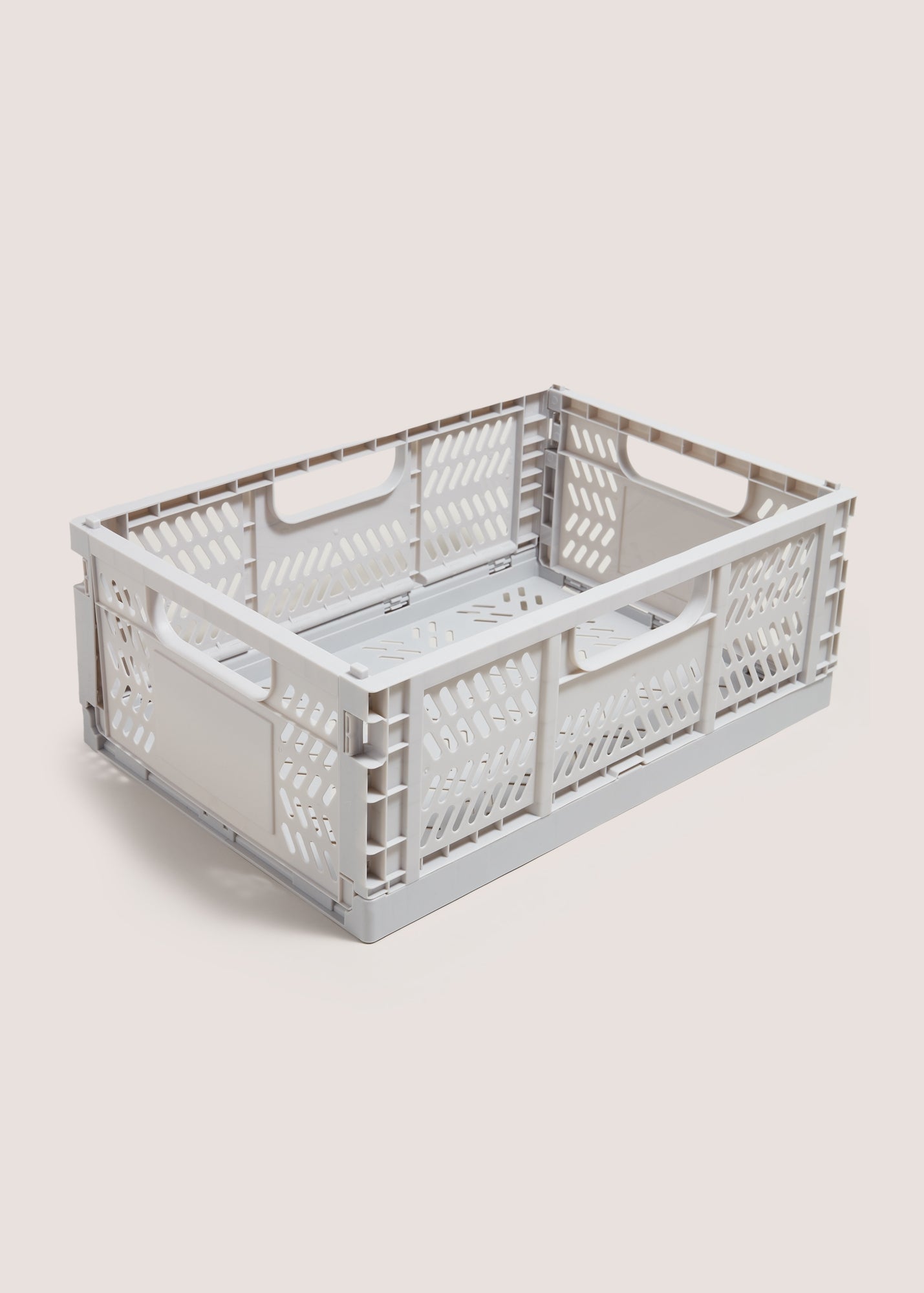 Grey Large Collapsible Crate (430mmx292mmx165mm) M485181