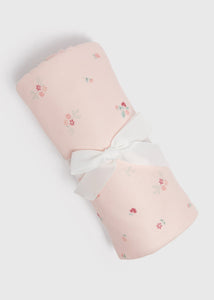 Baby Pink Floral Blanket  C136279