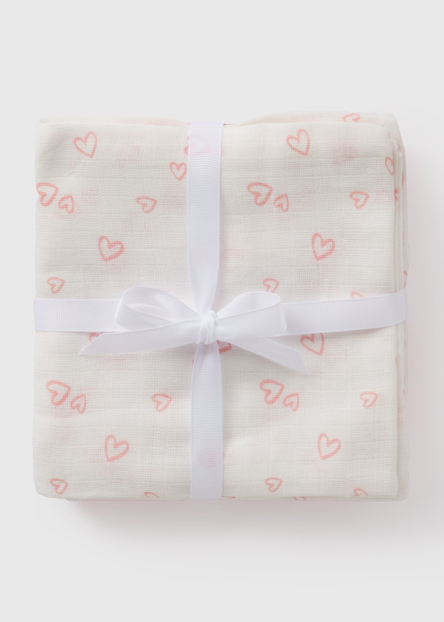 3 Pack Baby Pink Muslin Squares  C136535