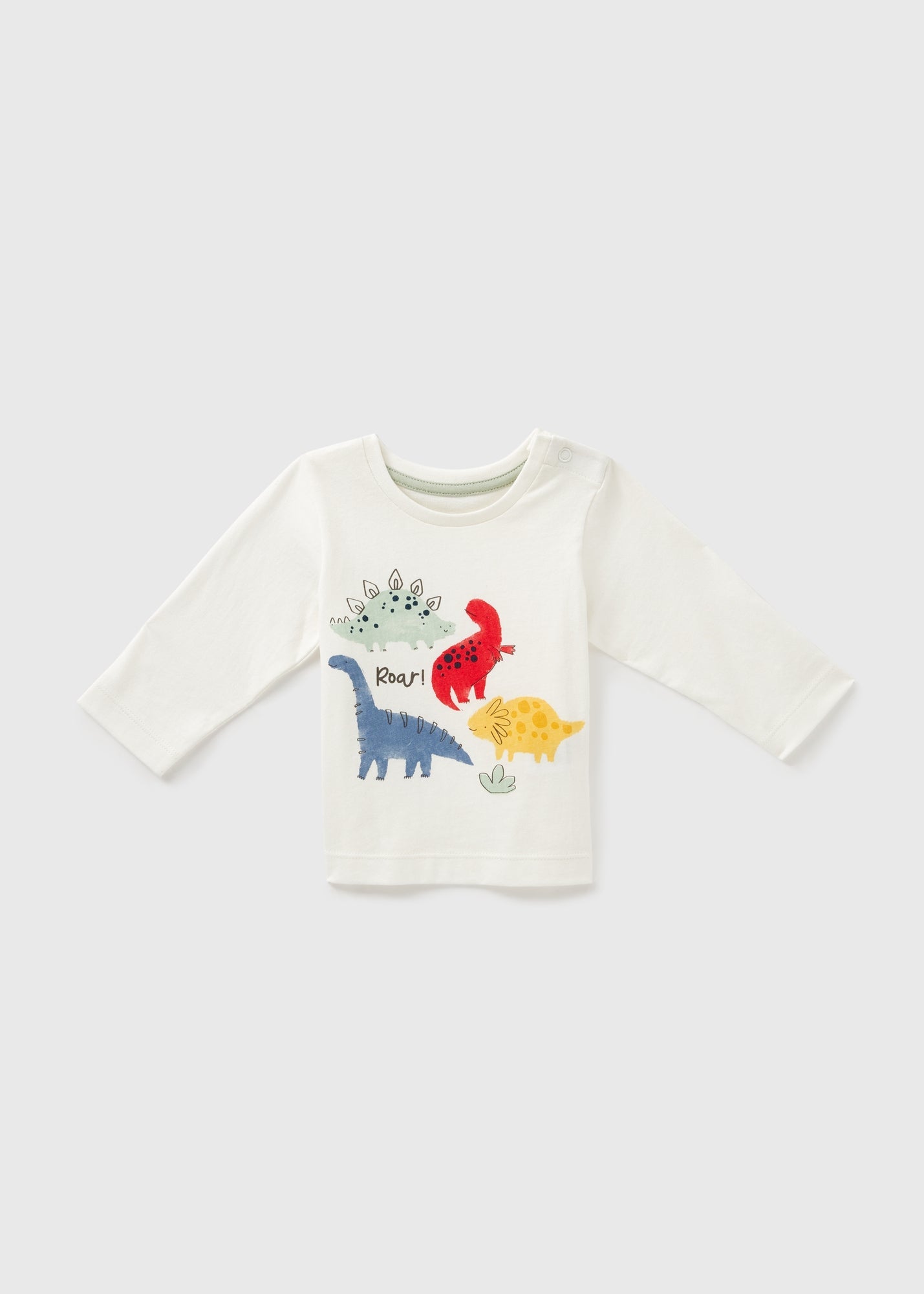 Baby Cream Dinosaur T-Shirt (Newborn-23mths)  C321052