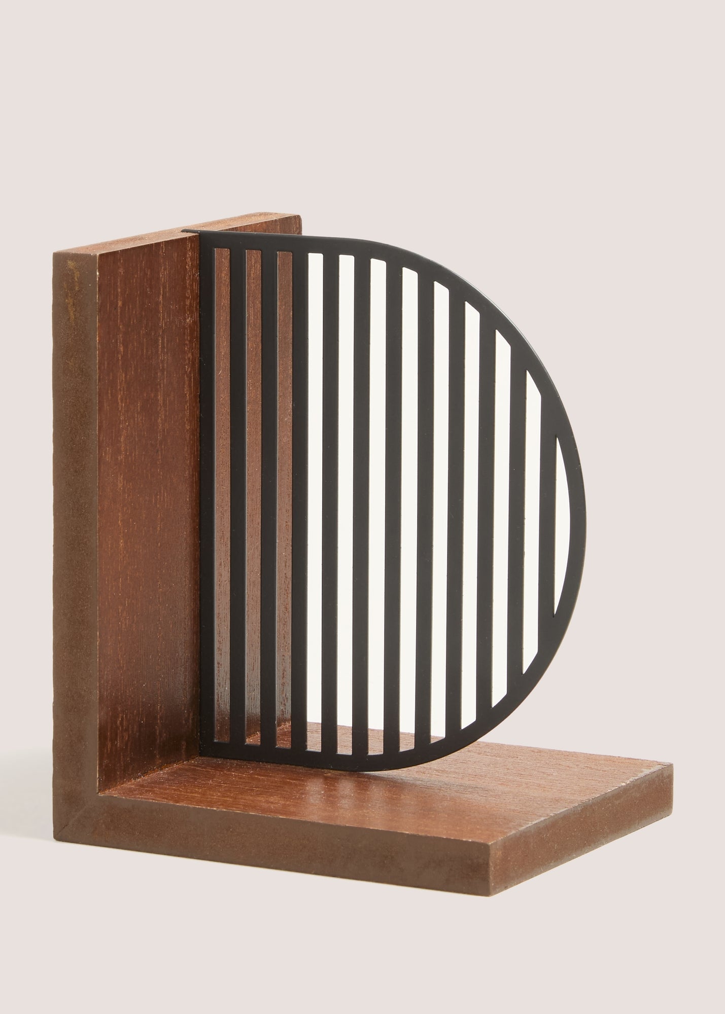 Set of 2 Wooden Bookends M698666