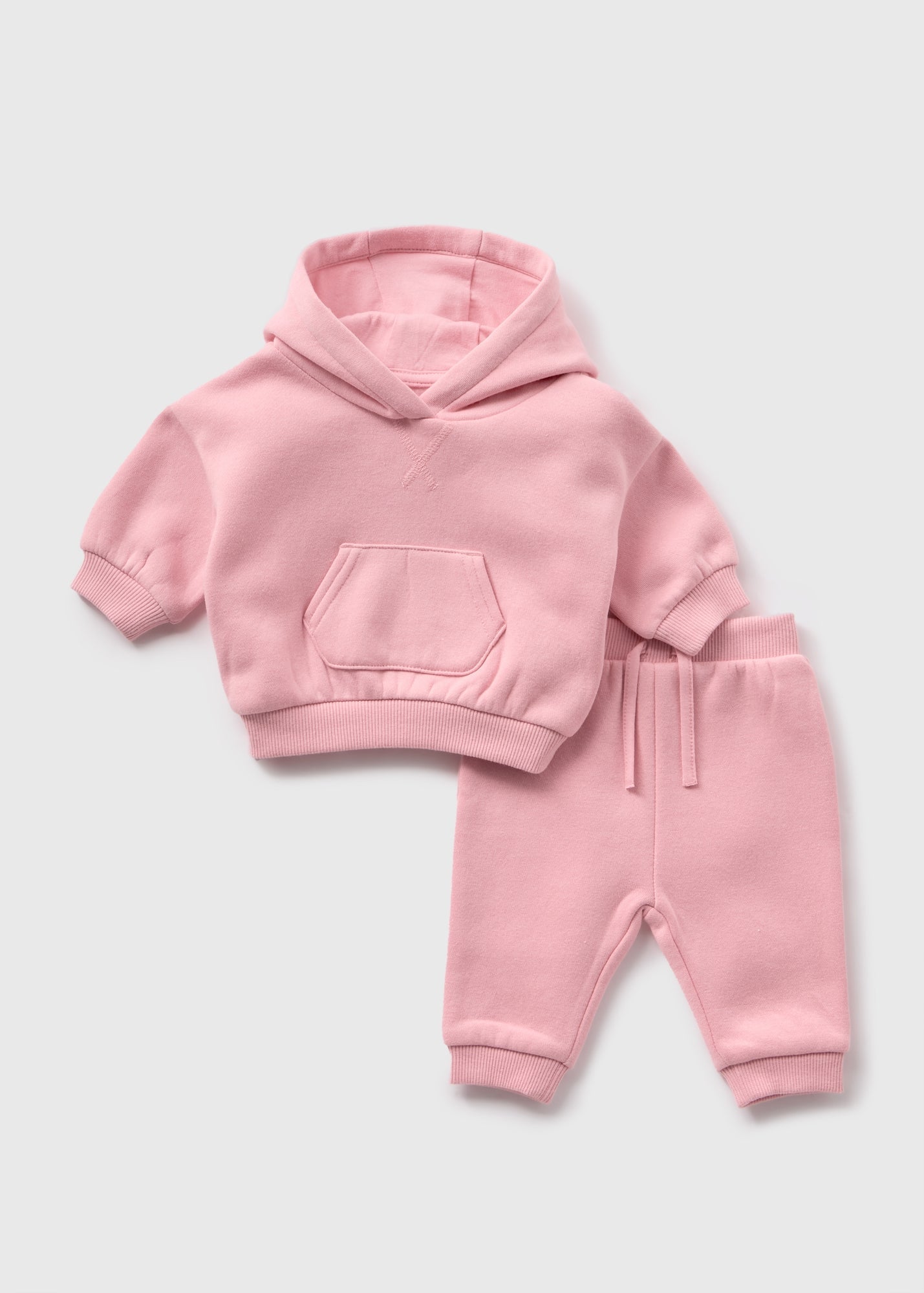 Baby Pink Sweatshirt & Jogging Bottoms Set (Newborn-23mths)  C321068