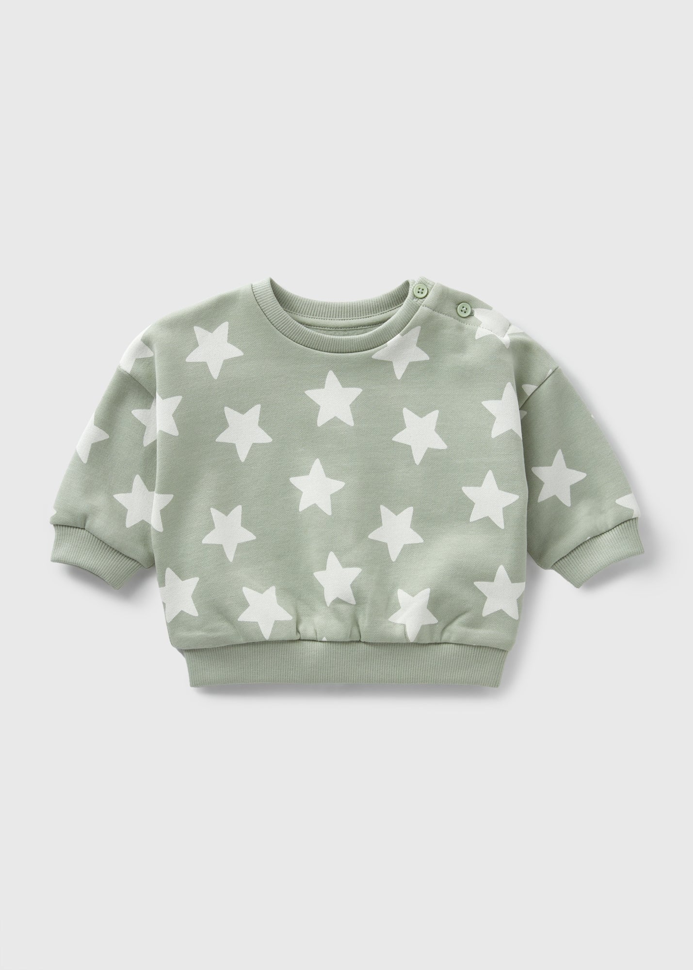 Baby Sage Star Print Sweatshirt (Newborn-23mths)  C321075