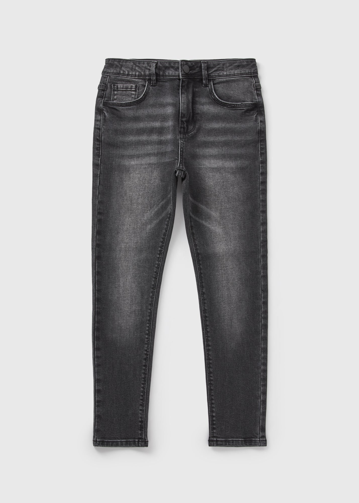 Boys Grey Denim Skinny Jeans (7-16yrs)  B067083
