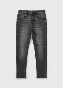 Boys Grey Denim Skinny Jeans (7-16yrs)  B067083