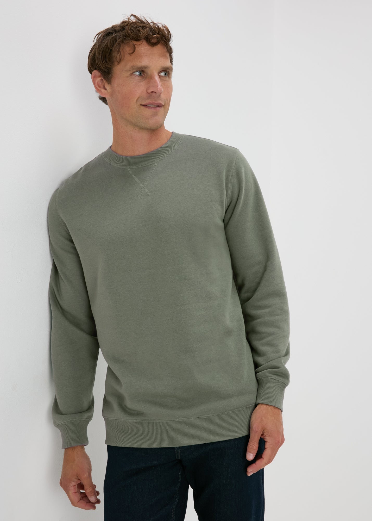 Green Crewneck Sweatshirt  M270456