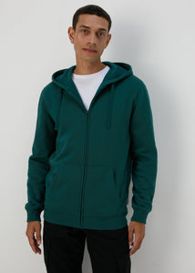 Green Essential Zip Hoodie  M270457