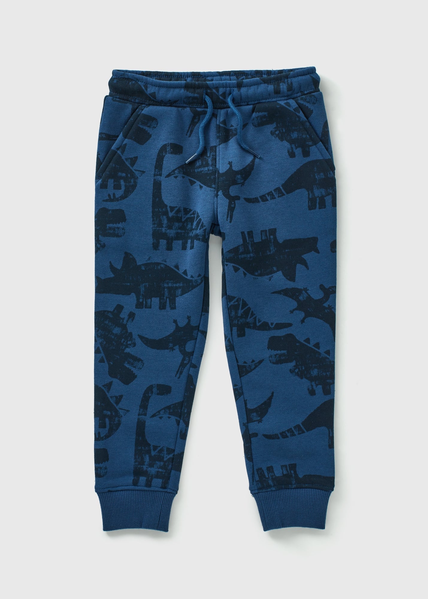 Boys Blue Dinosaur Jogging Bottoms (1-7yrs)  B369284