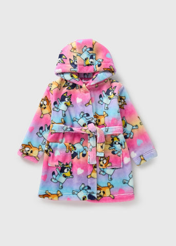 Bluey Multicolour Dressing Gown (1-7yrs)  C294663