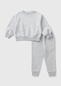 Boys Grey Sweatshirt & Jogging Bottoms Set (1-7yrs)  B369291