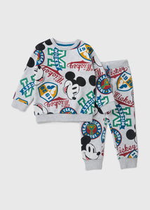 Disney Kids Grey Sweatshirt & Jogging Bottoms Set (1-7yrs)  C294700