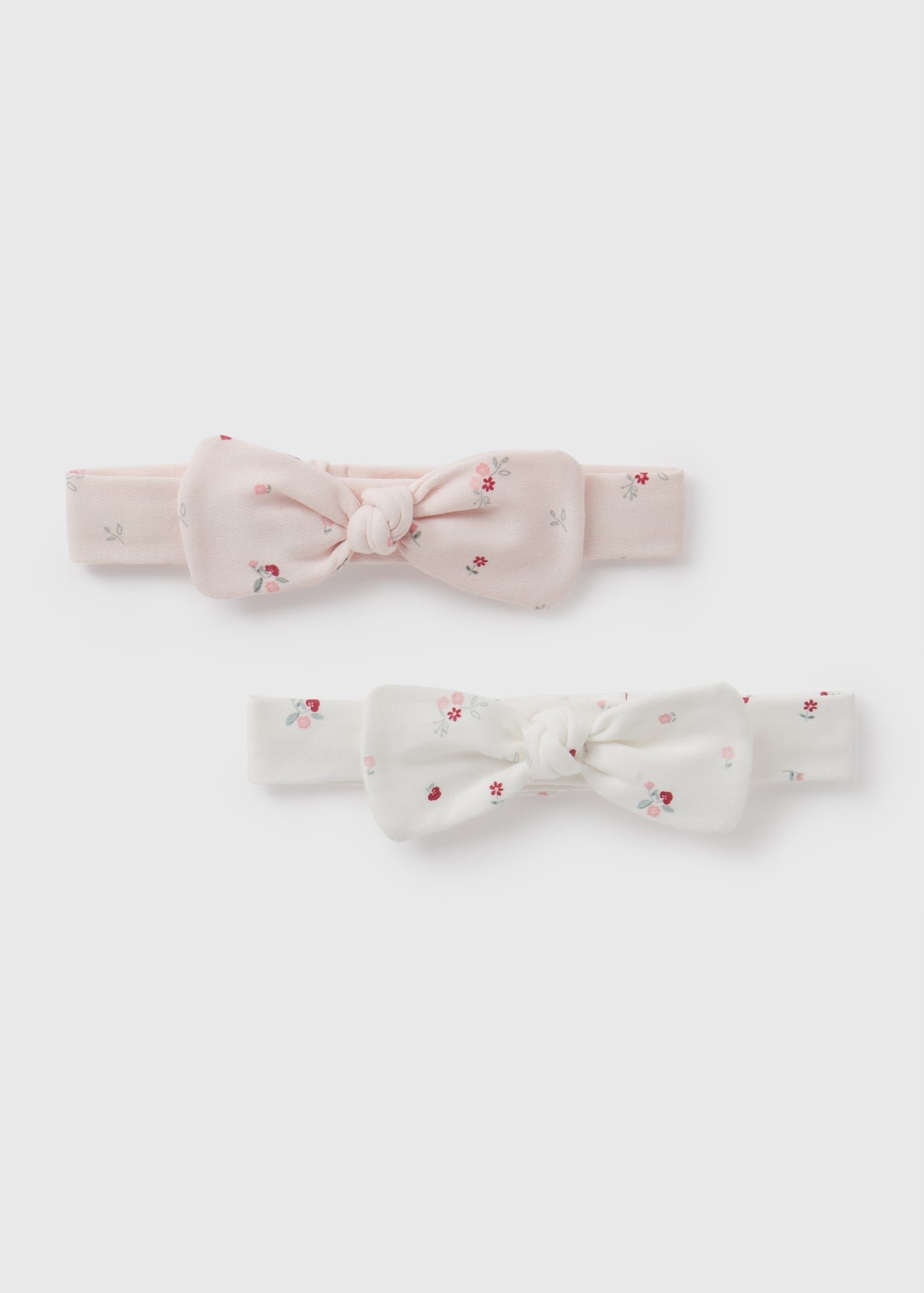 2 Pack Baby Pink Layette Headbands (Newborn-6mths)  C136429