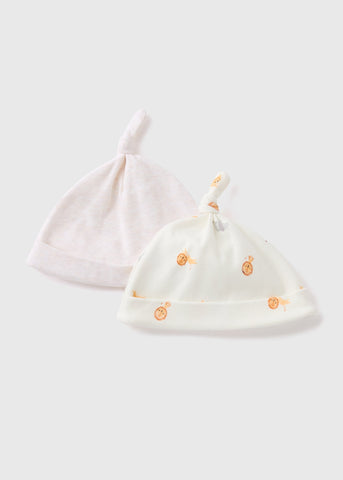 2 Pack Baby Oatmeal Safari Hats  C136431