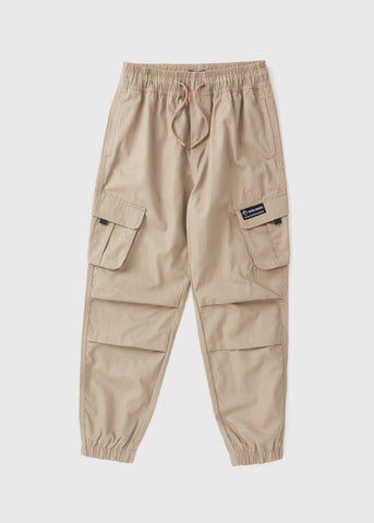 Boys Stone Ripstop Cargo Trousers (7-15yrs)  B067098