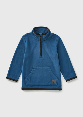 Boys Blue 1/2 Zip Fleece Jumper (1-7yrs)  B369333