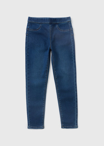 Girls Indigo Blue Dark Wash Jegging (7-15yrs)  G403113