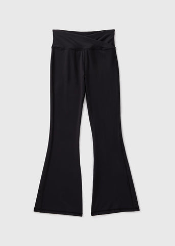 CROSS WAIST FLARE BLACK G403519