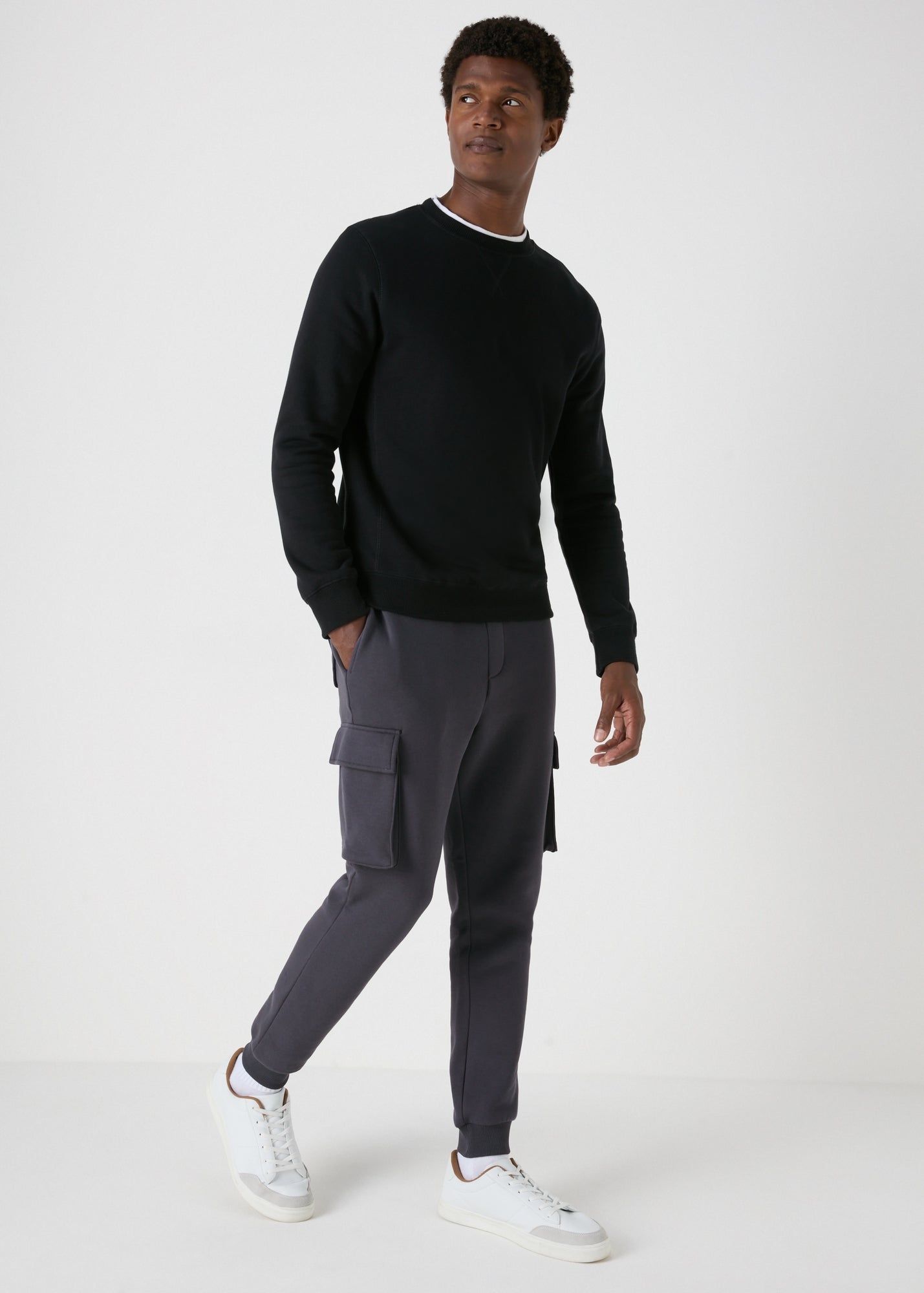 Charcoal Cargo Joggers  M278966