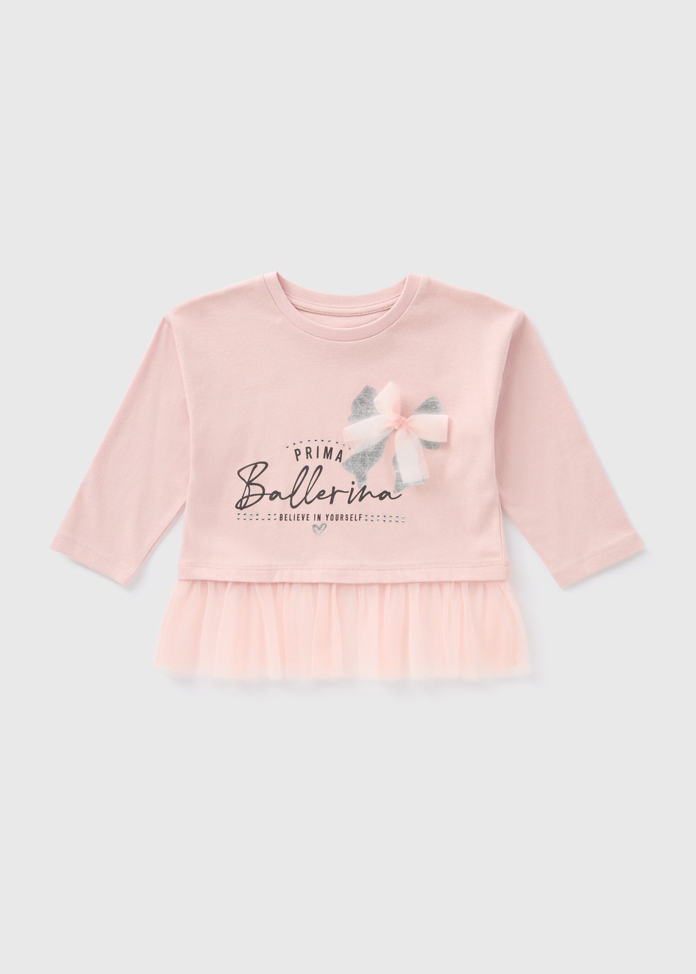 Girls Pink Ballerina Mesh Top (1-7yrs)  C251854