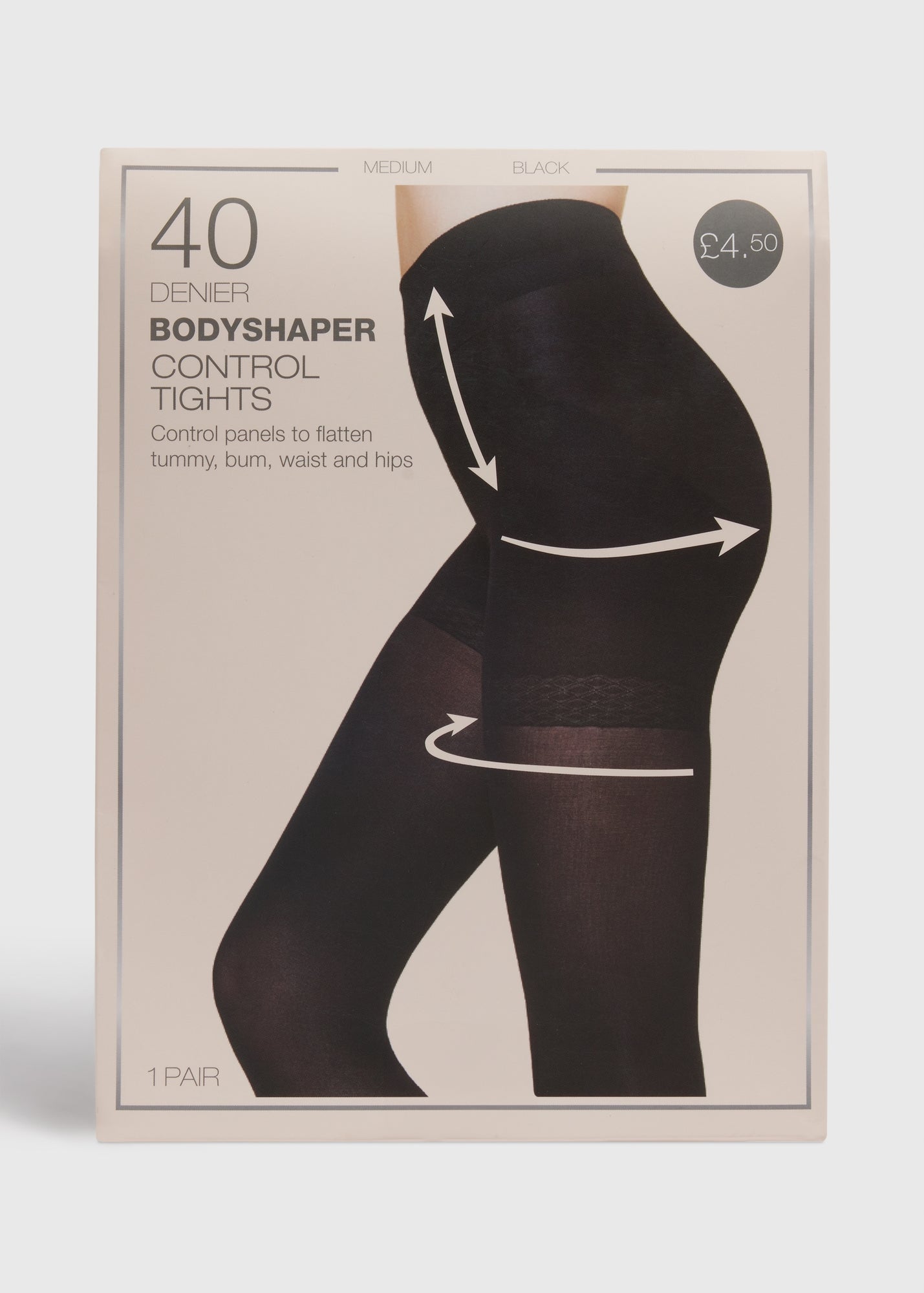 Black 40 Denier Bodyshaper Tights  F473514