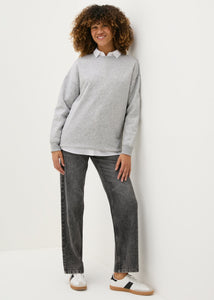 Grey Longline Sweatshirt  F513074