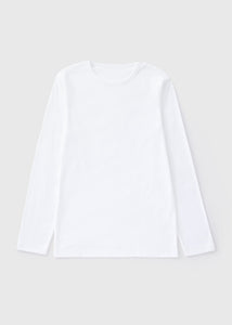 White Long Sleeve Thermal T-Shirt  M213105