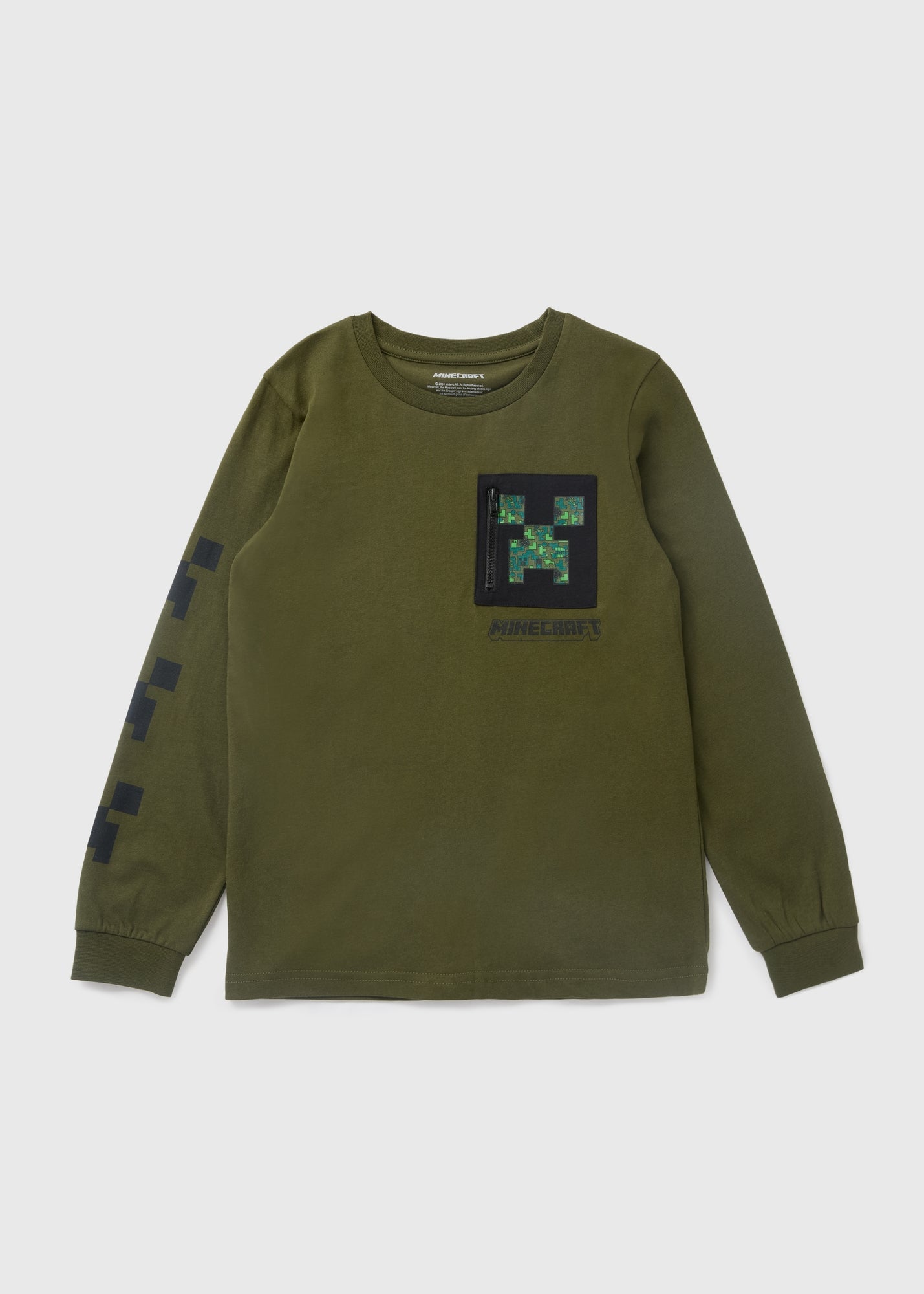 Minecraft Kids Khaki T-Shirt (4-13yrs)  C294852