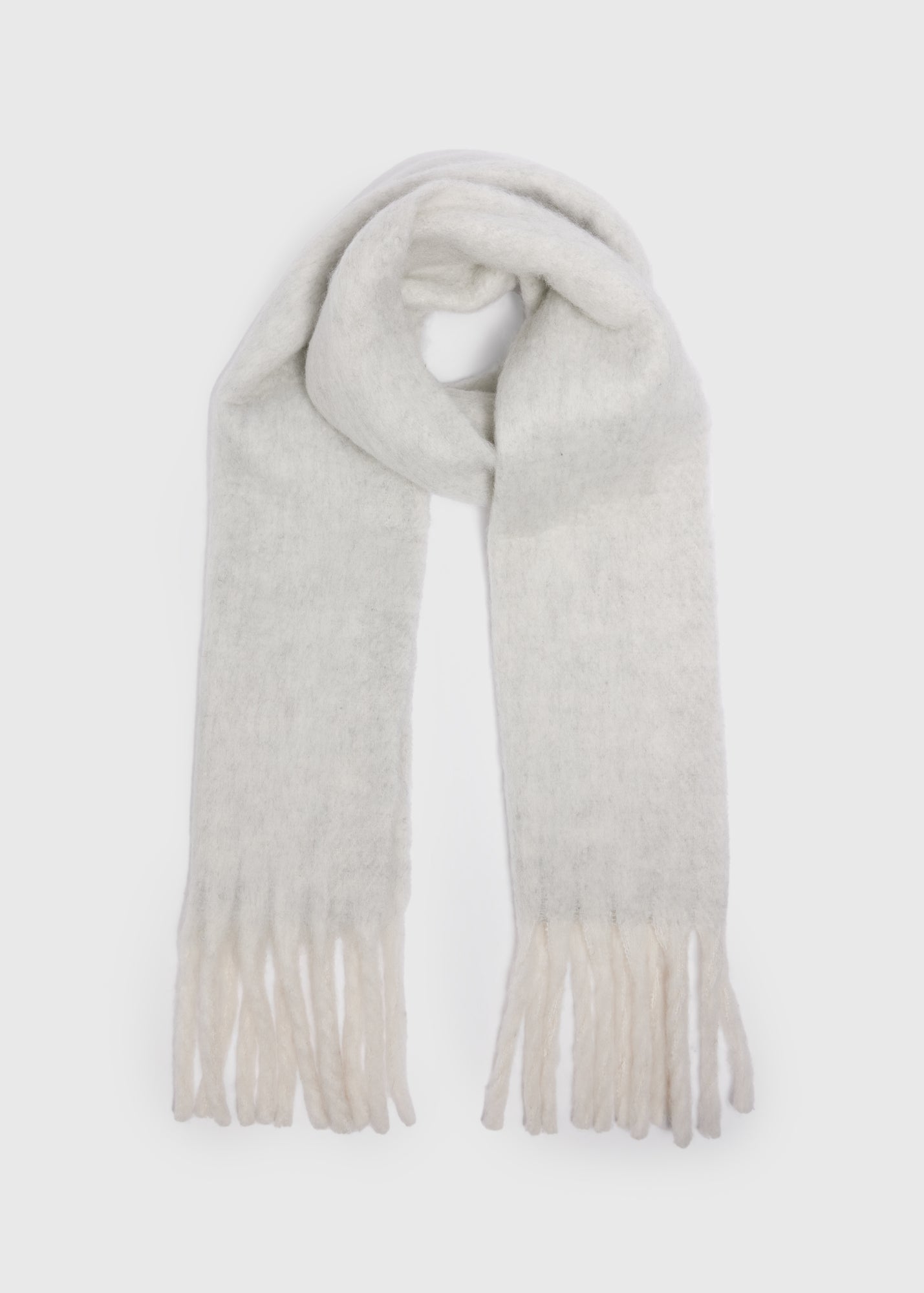 Grey Brushed Scarf  F441988