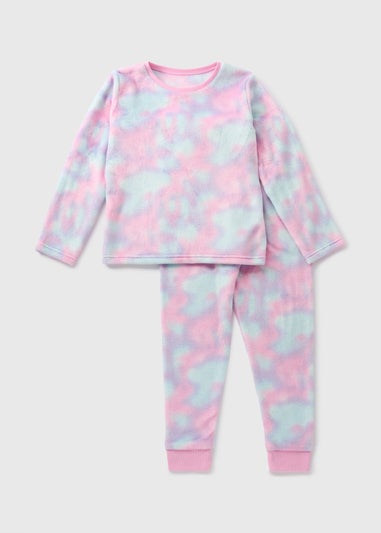 Girls Multicolour Glitter Pyjama Set (7-12yrs) G112762