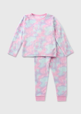 Girls Multicolour Glitter Pyjama Set (7-12yrs) G112762