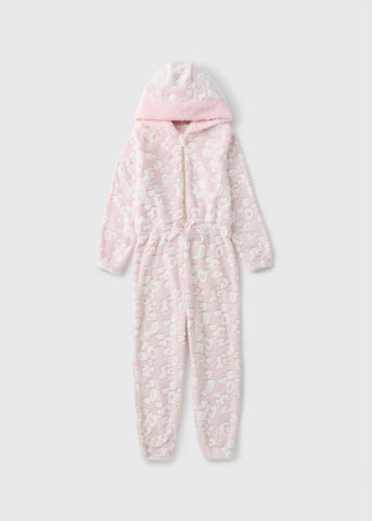 Girls Pink Leopard Onesie (1-13yrs)  C173140