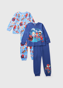 Disney 2 Pack Kids Blue Spidey Dino Pyjama Set (1-7yrs)  C294864