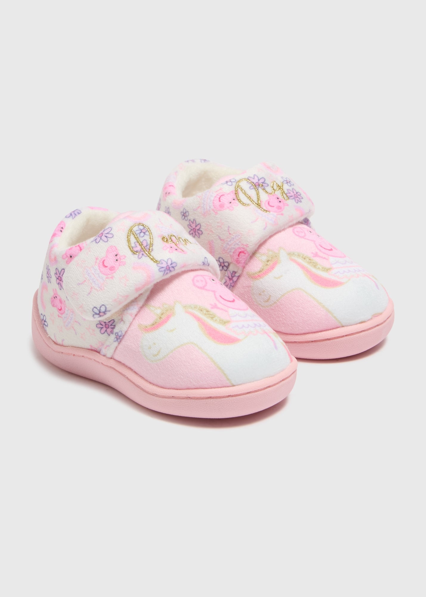 Peppa Pig Kids Pink Peppa Cupsole Slippers (Younger 4-12)  C303878